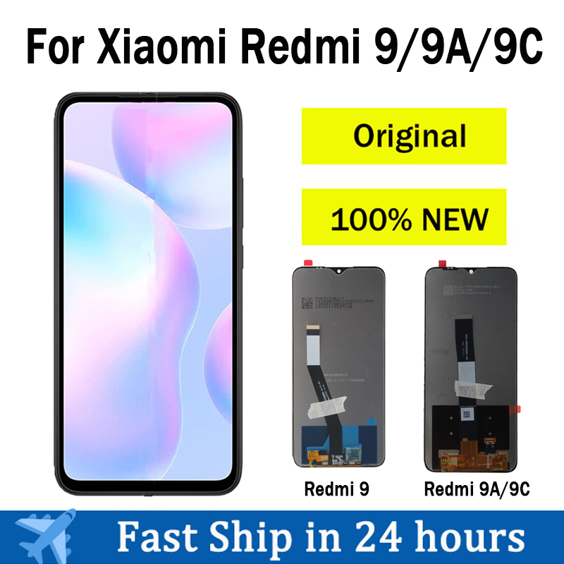 Ensemble Ã©cran tactile LCD avec chÃ¢ssis, pour Xiaomi Redmi 9A 9C 9, 100% neuf, original n° 1