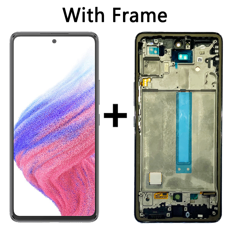 Bloc Ã©cran tactile LCD Super AMOLED, avec chÃ¢ssis, pour Samsung Galaxy A53 5G A536 A536U A536B A5360 n° 5