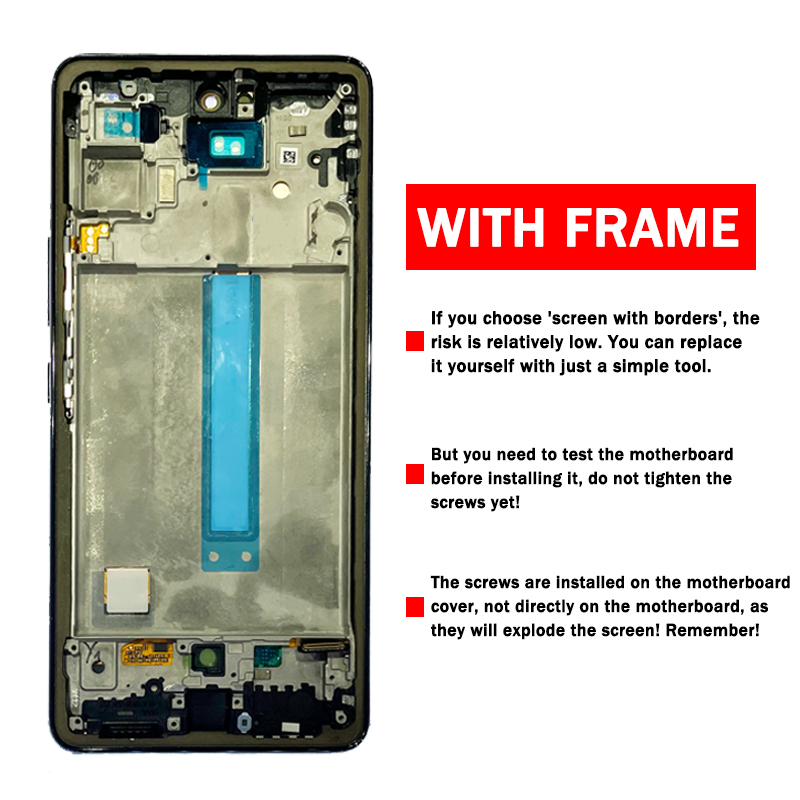 Bloc Ã©cran tactile LCD Super AMOLED, avec chÃ¢ssis, pour Samsung Galaxy A53 5G A536 A536U A536B A5360 n° 2