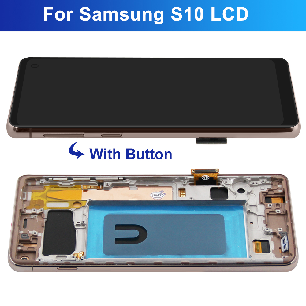 Ã‰cran tactile LCD avec chÃ¢ssis pour Samsung Galaxy S10 Plus G973 G973F/DS, 100% testÃ© n° 5