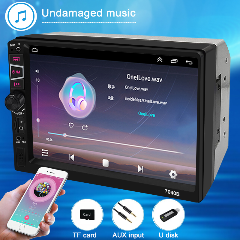 Autoradio StÃ©rÃ©o Universel avec Ã‰cran Tactile HD, Lecteur Audio MP5, Bluetooth, USB pour Autoradio Carplay et Android Auto, 7 Pouces n° 4