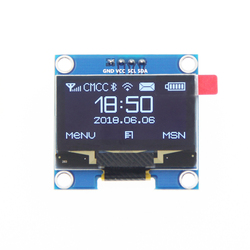 Technologie d'affichage OLED pour Ardu37IDE et Raspberry Pi, technologie OLED, bleu et blanc, 1.3 pouces, SH1106 IIC I2C, 1.3 ogeneX64, 4 broches, 12864 pouces small picture n° 2