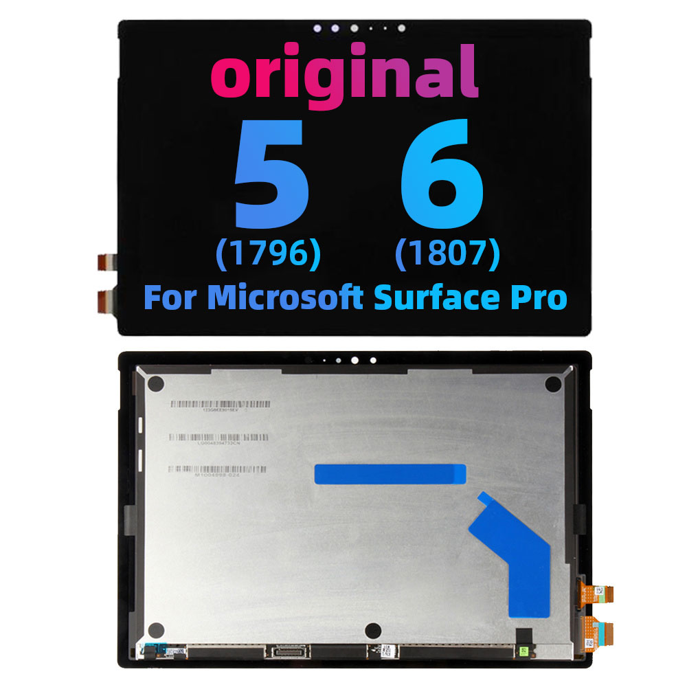 Ã‰cran tactile LCD pour Microsoft Surface Pro 1 3 4 5 6 7, 100% testÃ©, 1866 testÃ©, nouveau, 1807, 1796, 1724, 16311514 n° 5