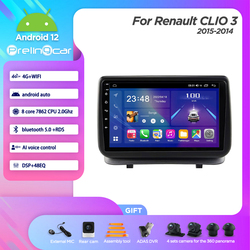 Autoradio Android 128, 8 Go/360 Go, 8 CÅ“urs, Navigation GPS, Carplay, Lecteur VidÃ©o, Limitation Radio, pour Voiture Renault CLIO 3 (12.0-2005)