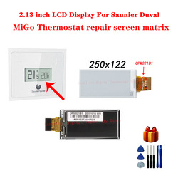 Ã‰cran LCD de rÃ©paration de Thermostat, 2.13 pouces, pour Saunier Duval MiGo, matrice d'Ã©cran