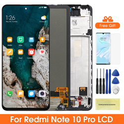 Ã‰cran LCD tactile numÃ©rique avec cadre pour Xiaomi Redmi Note 10 Pro, Verrerie, 6R, M210, 6G, 6.67 small picture n° 1