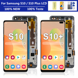 Ã‰cran tactile LCD avec chÃ¢ssis pour Samsung Galaxy S10 Plus G973 G973F/DS, 100% testÃ©