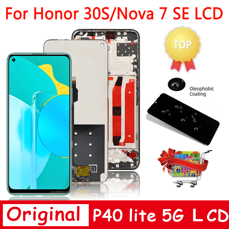 6.5 nova 7 SE CDY-AN00 D'affichage Pour Huawei P40 Lite 5G CDY-NX9A lWindÃ©cran tactile HÃ©bergements eur Pour Honor 30S CDY-AN90 LCD Cadre n° 1