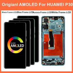 Ã‰cran LCD d'origine AAA pour Huawei P30 OLED Support de dÃ©verrouillage par empreinte digitale Ã‰cran avec cadre pour Huawei P30 P 30 ELE-L29 L09 L04 small picture n° 3