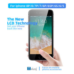 Ã‰cran Tactile LCD de Remplacement, Sans FrÃ©quence Pixel + Verre Guatemala, pour iPhone 6 6S 7 8 Plus 7G 7Plus 8G 8 Plus small picture n° 5