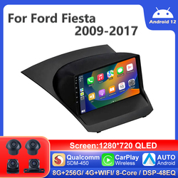 PEEREC-Autoradio Qualcomm pour Ford Fi.C. 2009-2017, Lecteur VidÃ©o Android, DSP, Navigation GPS, StÃ©rÃ©o 2 Din