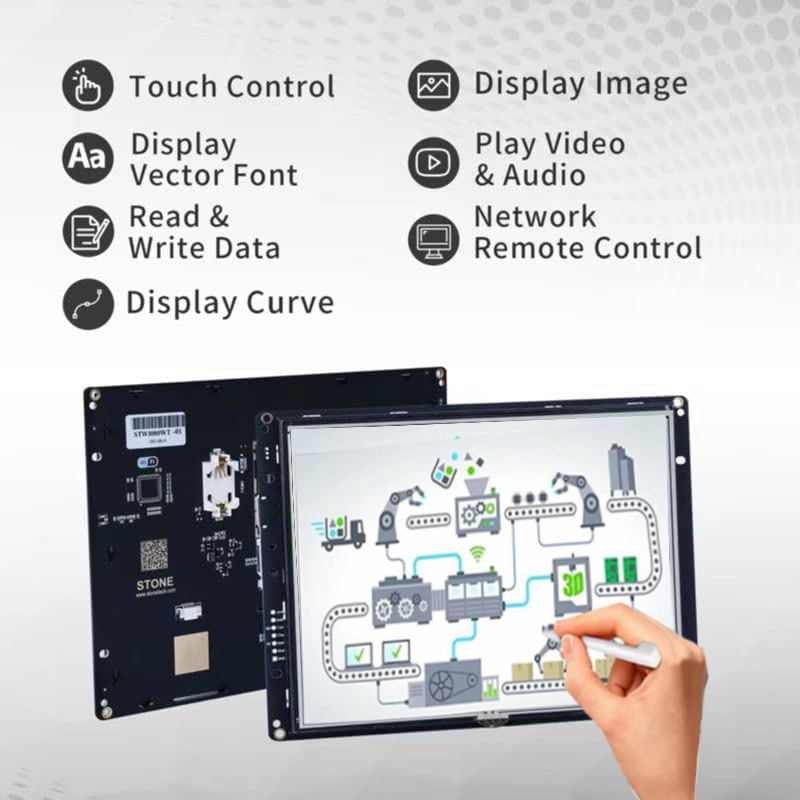 Écran LCD intelligent programmable, tableau de commande, document 16 bits, utilisation de l'équipement, 3.5 pouces n° 5