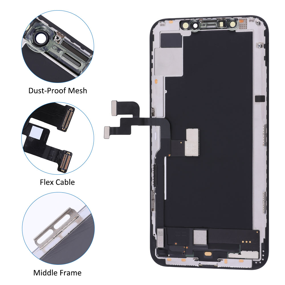 100% Test OLED pour iPhone 11 Pro 12 Pro Max Ã©cran tactile 3D numÃ©riseur piÃ¨ce de rechange Pantalla Para X XS Max de ES n° 3