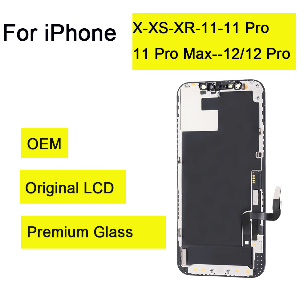 Ensemble écran tactile LCD OLED de remplacement, 3D Touch, OEM, pour iPhone X XR XS 11 Max 12 Pro n° 1