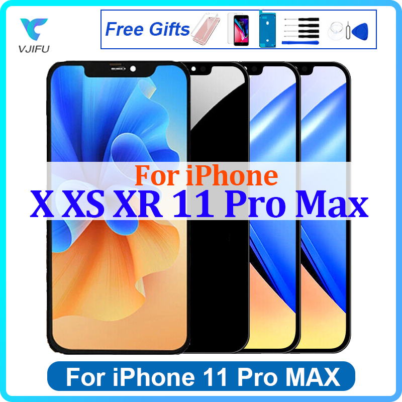 Ensemble écran tactile LCD de remplacement, pour iPhone X 11 Pro Max XS Poly MAX, original n° 1