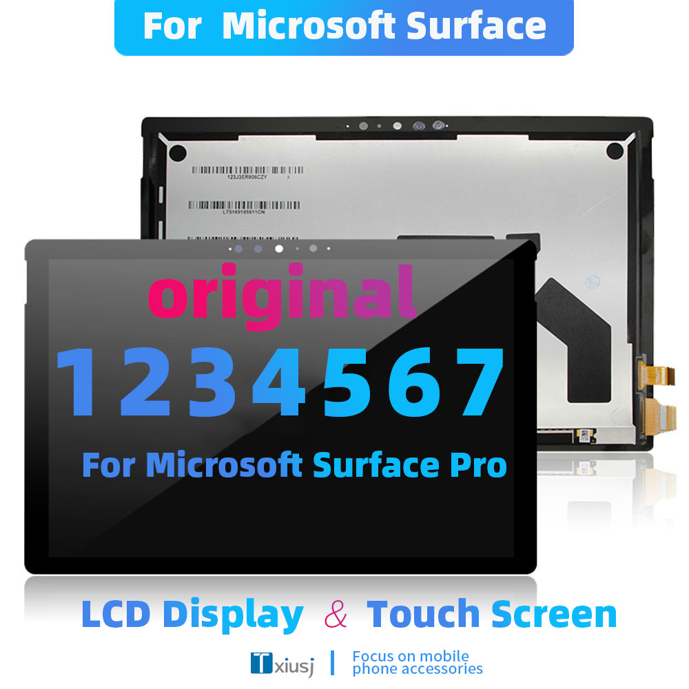 Ã‰cran tactile LCD pour Microsoft Surface Pro 1 3 4 5 6 7, 100% testÃ©, 1866 testÃ©, nouveau, 1807, 1796, 1724, 16311514 n° 1