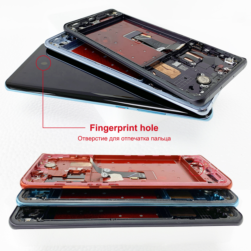 Ã‰cran tactile Lcd OLED de remplacement, avec empreintes digitales, pour Huawei P30 Pro VOG-L29 VOG-L09 n° 2