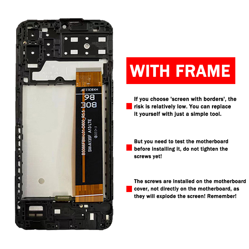 Ensemble Ã©cran tactile LCD, pour Samsung Galaxy A13 4G A135 A135F A13 Aaudit A137F, original n° 3