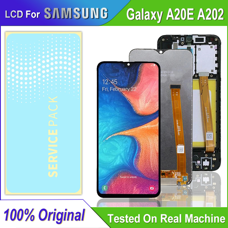 Ensemble Ã©cran tactile LCD de remplacement, 5.8 pouces, pour Samsung Galaxy A20e A202 A202F, Original n° 1