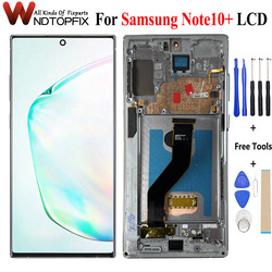 Ensemble Ã©cran tactile LCD OLED avec chÃ¢ssis, testÃ©, pour Samsung Galaxy Note 10 Plus N975 N975F N976 small picture n° 1