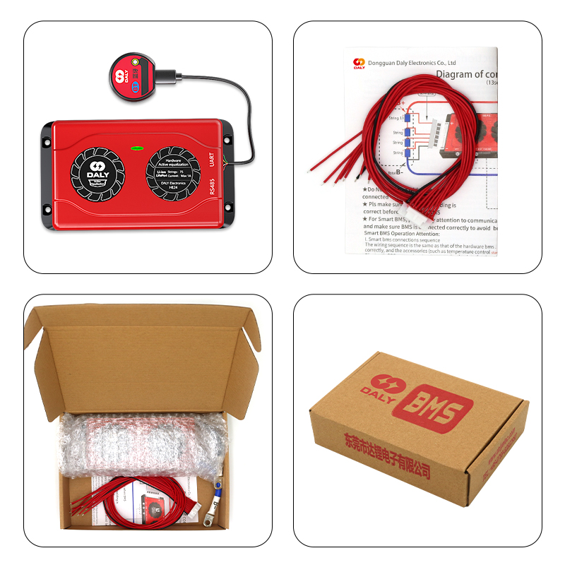 DALY-Ã‰quilibreur actif intelligent BMS, Lifepo4, Ã©galiseur 16s, l'autorisation Eddie ion BMS, Ã©quilibreur de batterie, 3S, 4S, 12V, 7S, 8S, 24V, 10S, 12S, 14S, 20S, vente en gros n° 6