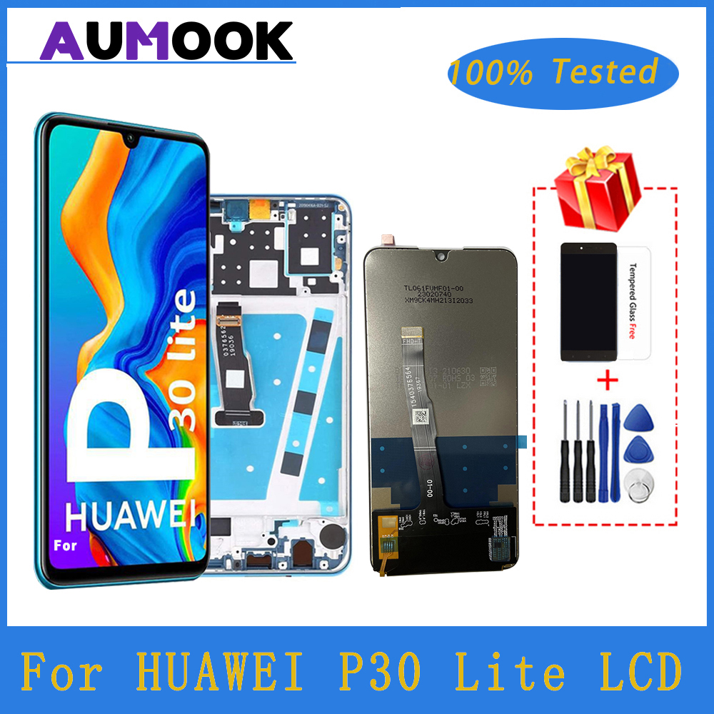 Bloc Ã©cran tactile LCD avec chÃ¢ssis, pour HUAWEI P30 Lite MAR-LX1 LX2 AL01 n° 1