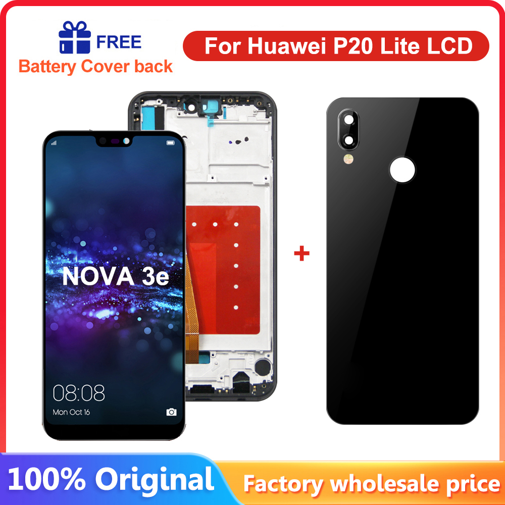 5.84 d'origine en effet LCD pour Huawei P20 lite LCD Ã©cran tactile HÃ©bergements eur assemblÃ©e pour Huawei Nova merveilleuse ANE-LX1 ANE-LX2 LCD n° 1