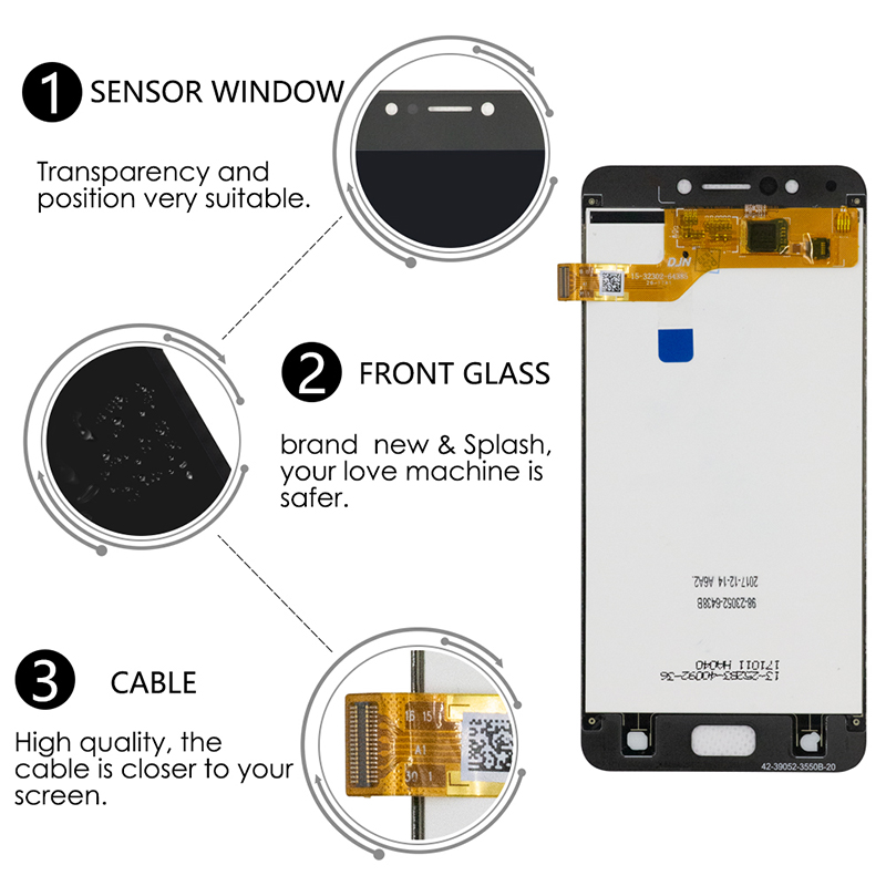 Ensemble Ã©cran tactile LCD de remplacement, 5.2 pouces, pour Bali Zenfone 4 Max ZC520KL X00HD, outils gratuits n° 5