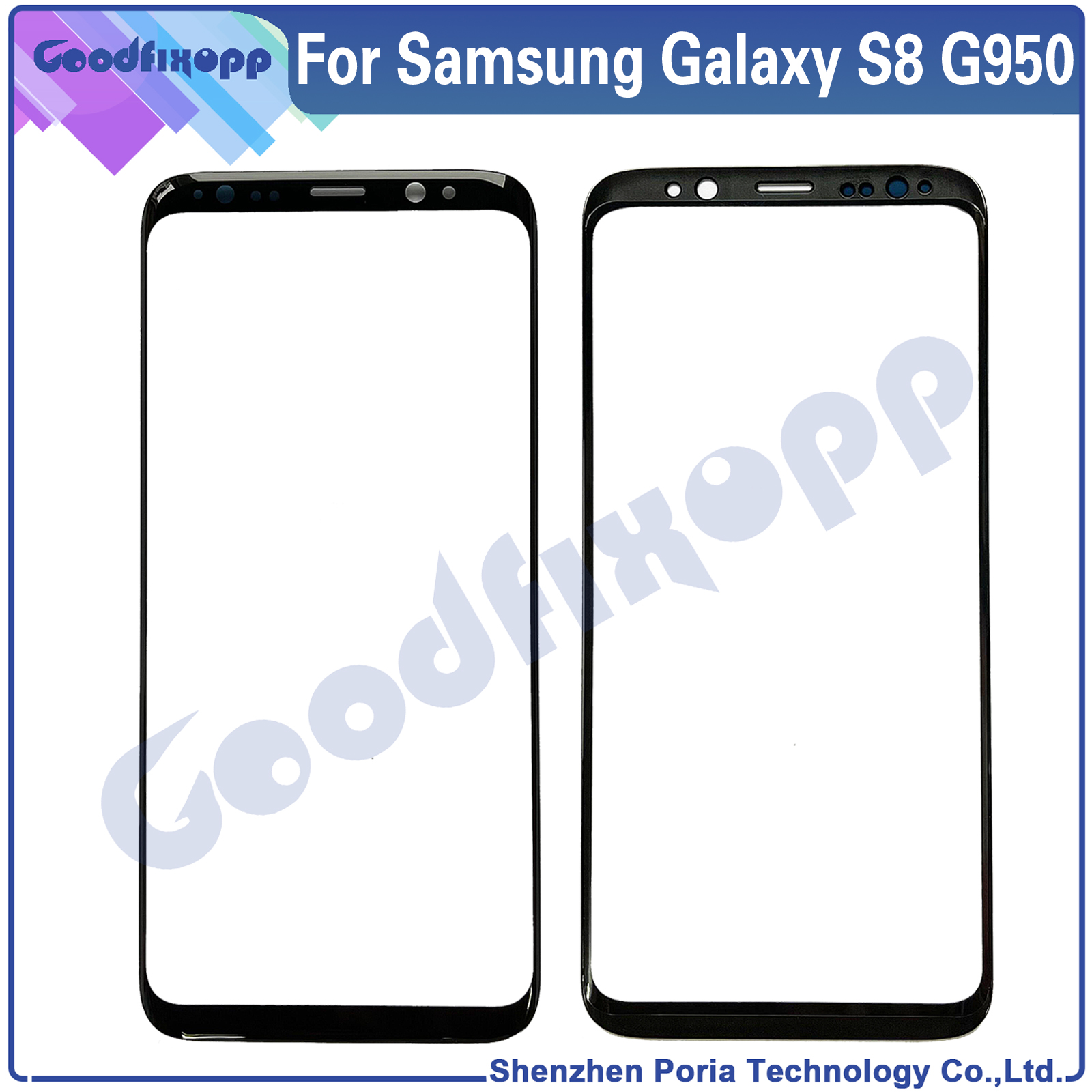 Ã‰cran tactile LCD pour Samsung Galaxy S8, S8 +, S9 +, S10, S10 +, S20, S20FE, S20Ultra, S20 +, S21, 4G, 5G, lentille externe avant, Ã©cran en verre n° 2