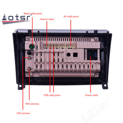 Autoradio Android 11, DSP, Navigation GPS, DVD, VidÃ©o, Carplay, Lecteur StÃ©rÃ©o, Auto Audio, 1 Din, Limitation, KIT 407, 2004-2010 small picture n° 6