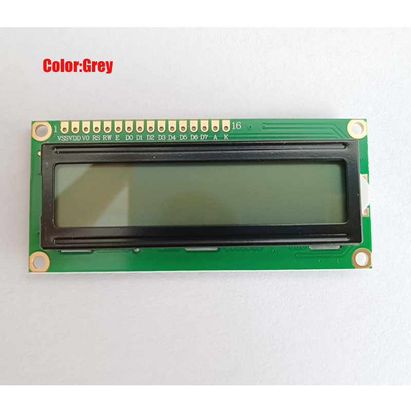 XABL-Ã‰cran LCD Rick Tech LCM avec 4 interfaces, Bleu, Gris, Jaune, IIC, I2C, 1602, 1602A, 16X2, 5V, 3.3V n° 3