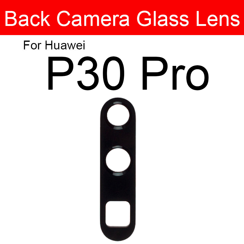 Dos Lentille En Verre Pour Huawei P20 P30 P40 Lite Pro Plus E 5G Verre Lentille ArriÃ¨re CamÃ©ra Lentille En Verre + Autocollant RÃ©paration PiÃ¨ces De Rechange n° 5