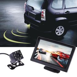 CamÃ©ra de recul avec Ã©cran LCD HD de 5 pouces, ventouse, camÃ©ra de stationnement pour voiture small picture n° 4