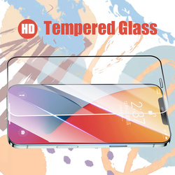 Protecteur d'Ã©cran en verre trempÃ© pour iPhone, 14, 13, 12, 11 Pro Max, Mini Plus, 8, 7, 6, X, XS Max, Poly SE, 6s, 5s, 2 piÃ¨ces small picture n° 5