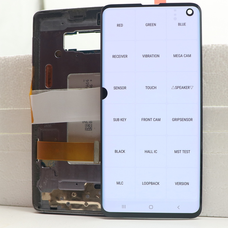 100% 6.1 LCD AMOLED d'origine pour Samsung Galaxy S10 G973 SM-G9730 G973F Affichage SM-G973F/DS et assemblage de HÃ©bergements eur d'Ã©cran tactile n° 5