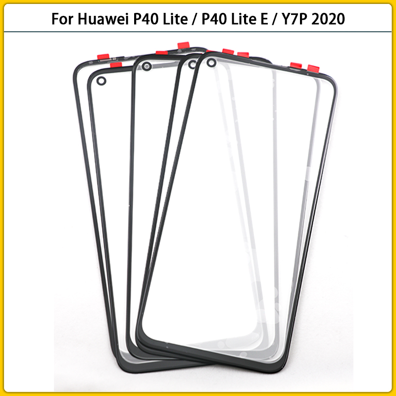 Ã‰cran tactile LCD avec OCA pour Huawei P40 Lite E / Y7P 2020, verre extÃ©rieur, lentille du panneau avant n° 3