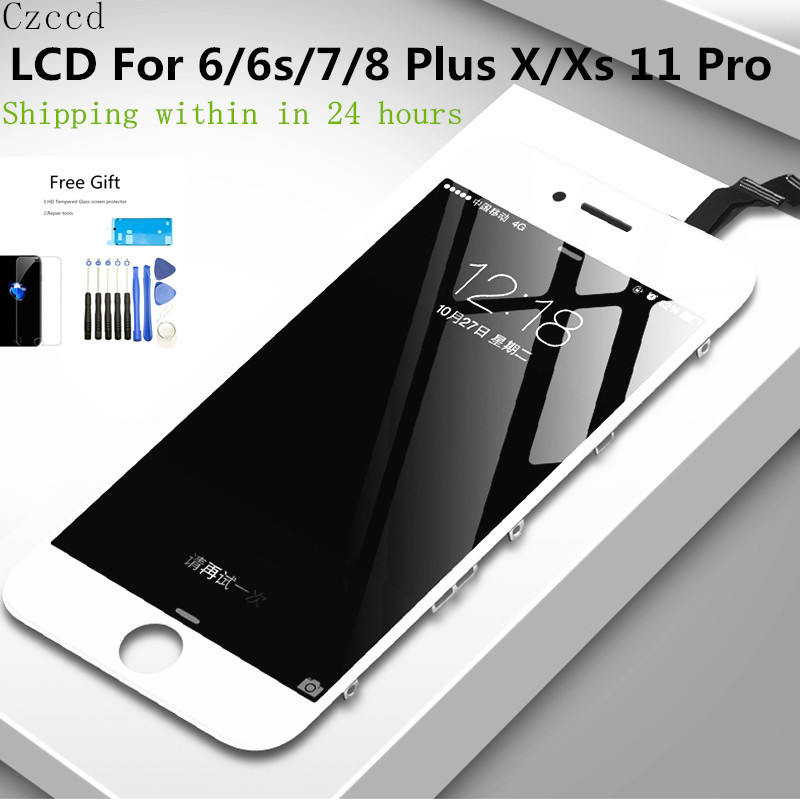 Ã‰cran tactile LCD de remplacement, AAA +++, blanc, noir, pour iPhone SE2020 6 6s 7 8 Plus 12 11 Pro XS Max X n° 4