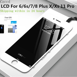 Ã‰cran tactile LCD de remplacement, AAA +++, blanc, noir, pour iPhone SE2020 6 6s 7 8 Plus 12 11 Pro XS Max X small picture n° 4