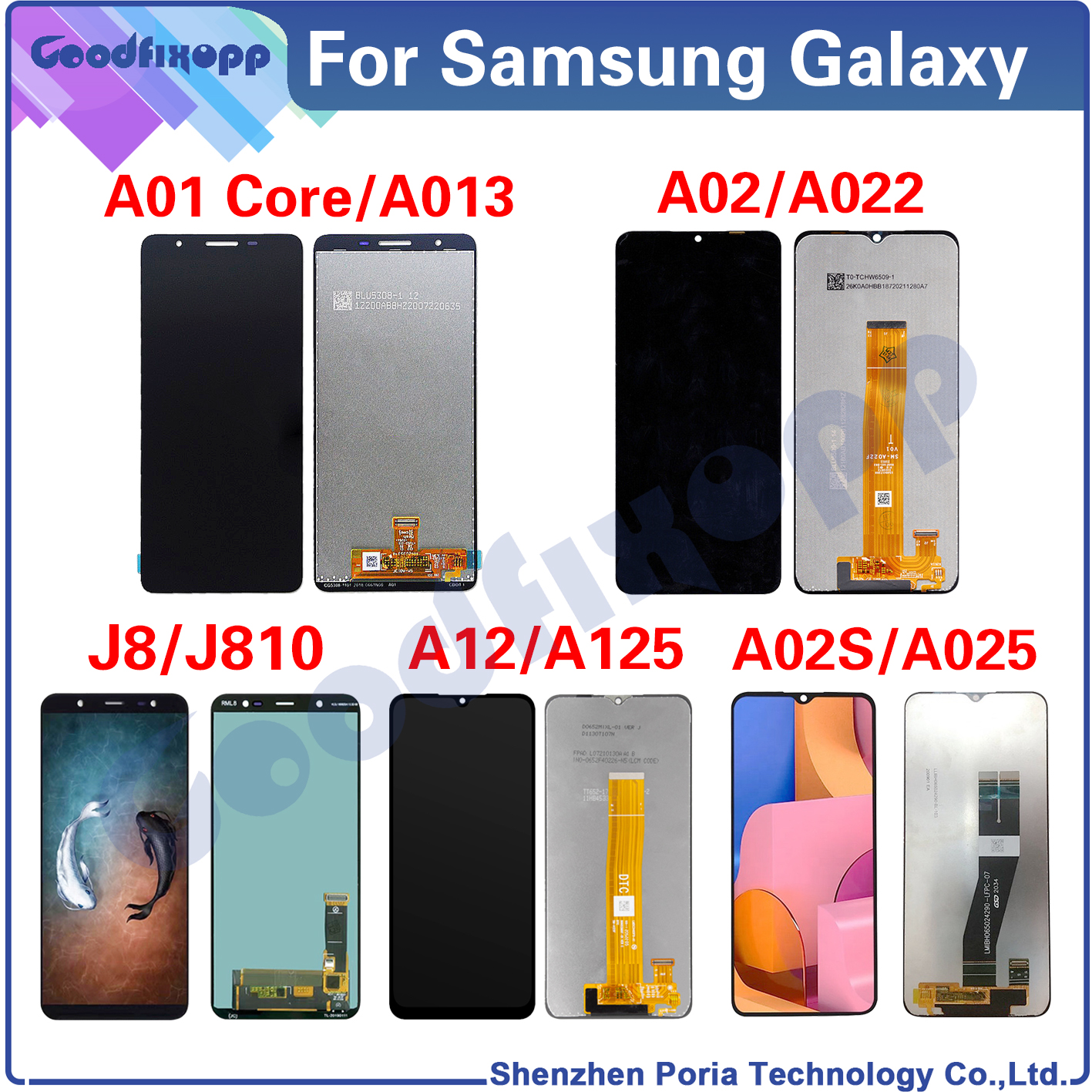 Ensemble Ã©cran tactile LCD, 100% testÃ© AAA, pour Samsung Galaxy A01 Core A02 A02S A12 J8 SM-A013F A022F A025F J810F n° 1