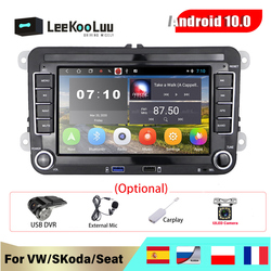 LeeKooLuu-Autoradio 7 HD, Android, stÃ©rÃ©o, lecteur de limitation, 2 DIN, pour voiture VW Golf 5/6, Jetta MK5/MK6, Tiguan CC, Polo, Passat small picture n° 1