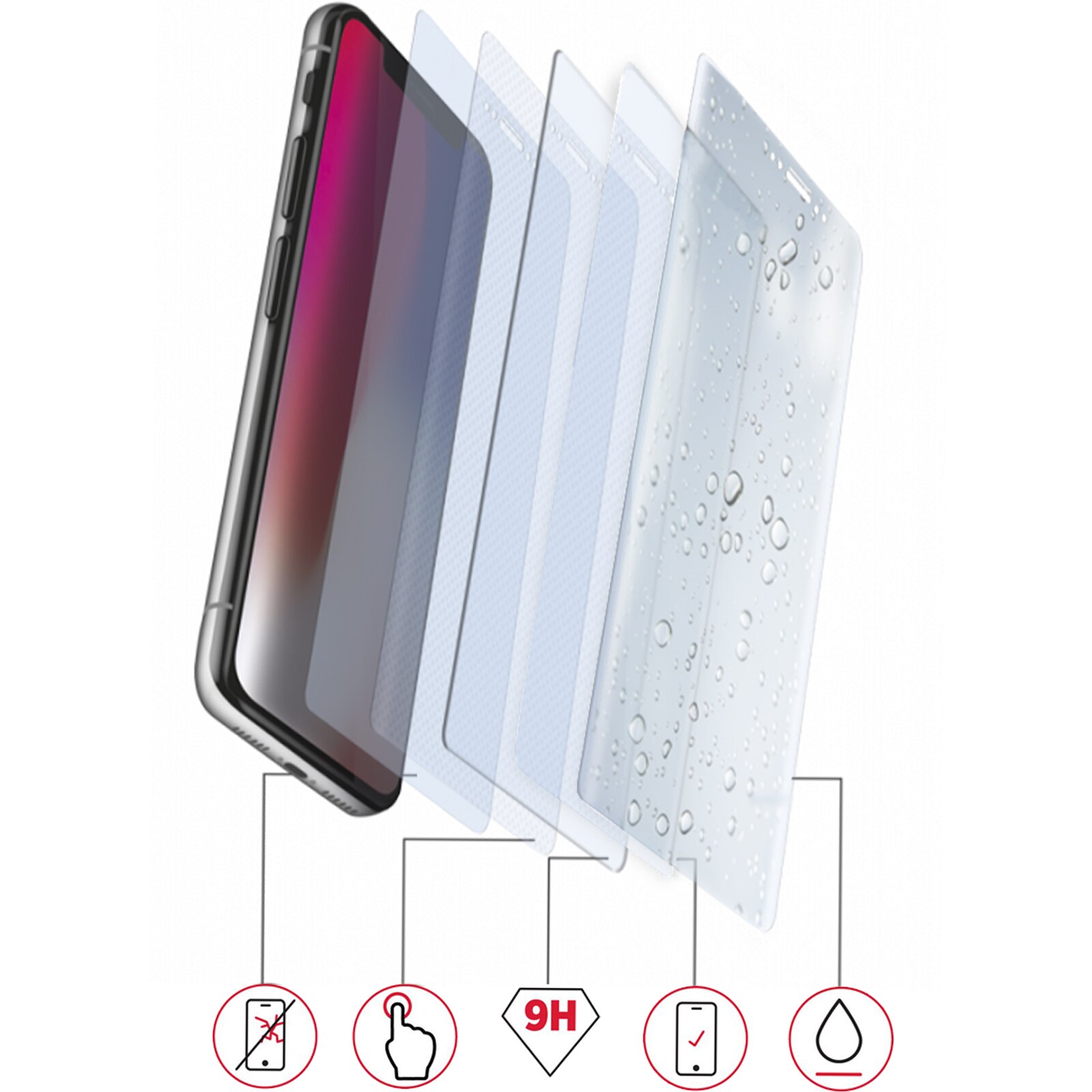 Protecteur d'Ã©cran pour XIAOMI REDMI NOTE 9, en verre trempÃ©, 9H, 0.33mm, qualitÃ© supÃ©rieure n° 5