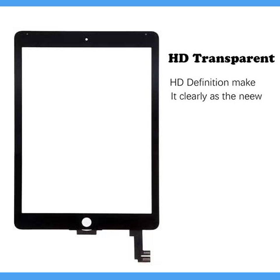 Écran tactile LCD pour iPad Air 2 2nd Isabel A1566 A1567, Hébergements eur extérieur, écran en verre avant, remplacement du panneau tactile, nouveau n° 3