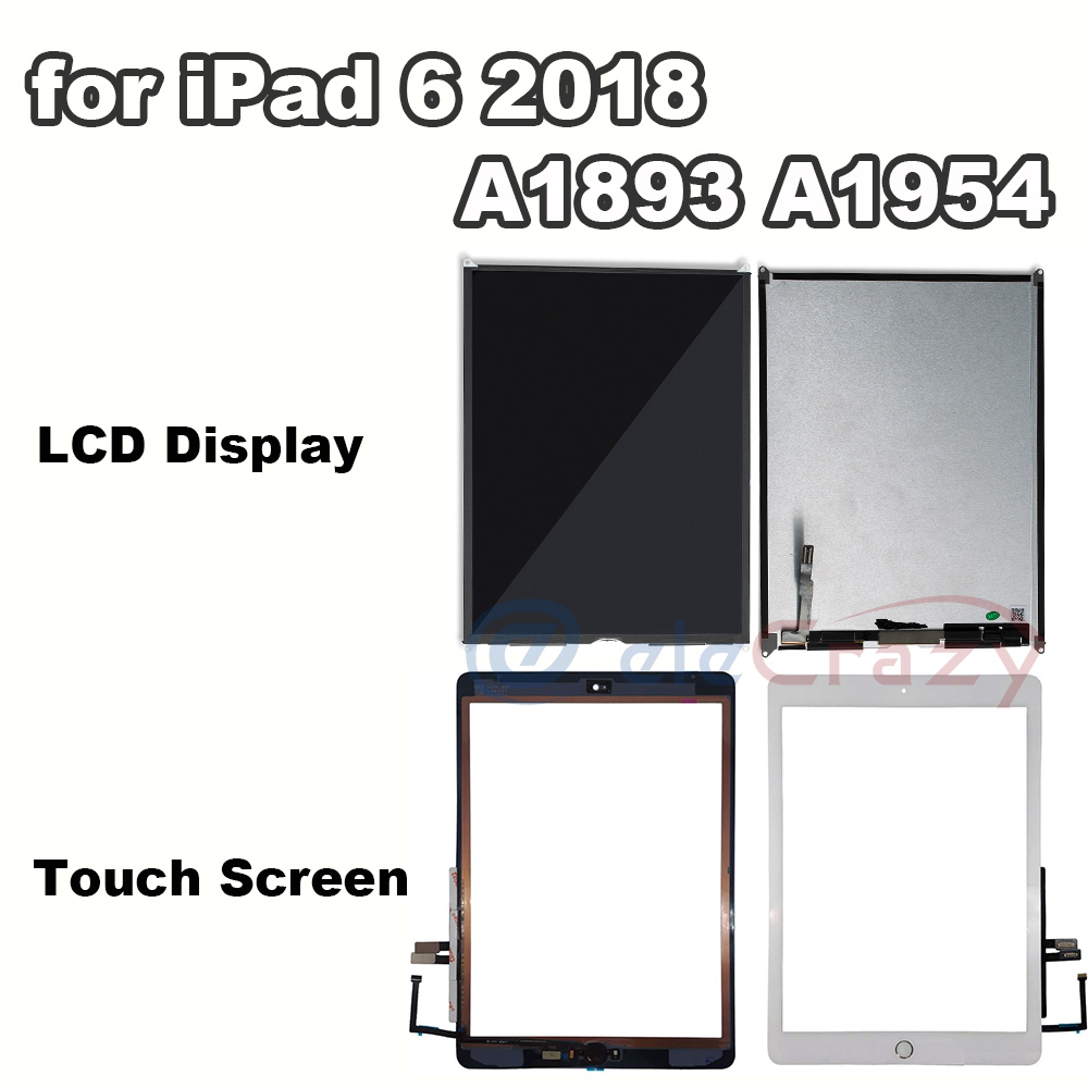 Ã‰cran tactile LCD de remplacement, 9.7 pouces, Grade AAA +, pour iPad 6 2018, A1893, a194, assemblage testÃ©, 100% n° 1