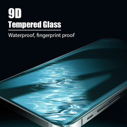 Protecteur d'écran, couverture complète en verre trempé 9D, bord noir, pour iPhone 13 12 Pro Max 12 Mini small picture n° 5
