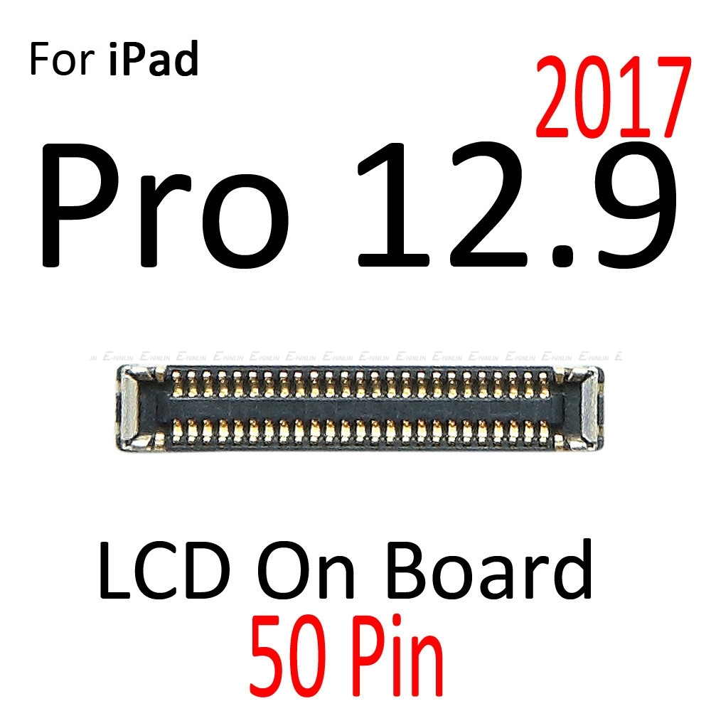 Connecteur FPC de HÃ©bergements eur d'Ã©cran tactile d'affichage Ã  cristaux liquides sur la carte mÃ¨re, cÃ¢ble flexible, iPad Pro, 9.7, 10.5, 12.9, 2015, 2016, 2017, 2018 n° 6