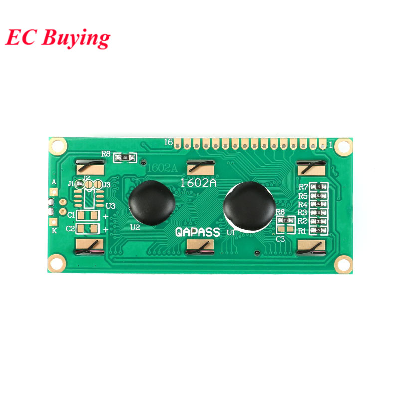 Plaque d'adaptation pour Ardu37, Ã©cran LCD Tech, bleu, jaune, vert, IIC, I2C, hospit1602, 1602A Display Tech, 16x2, 16x2, 5V, 1602 n° 3