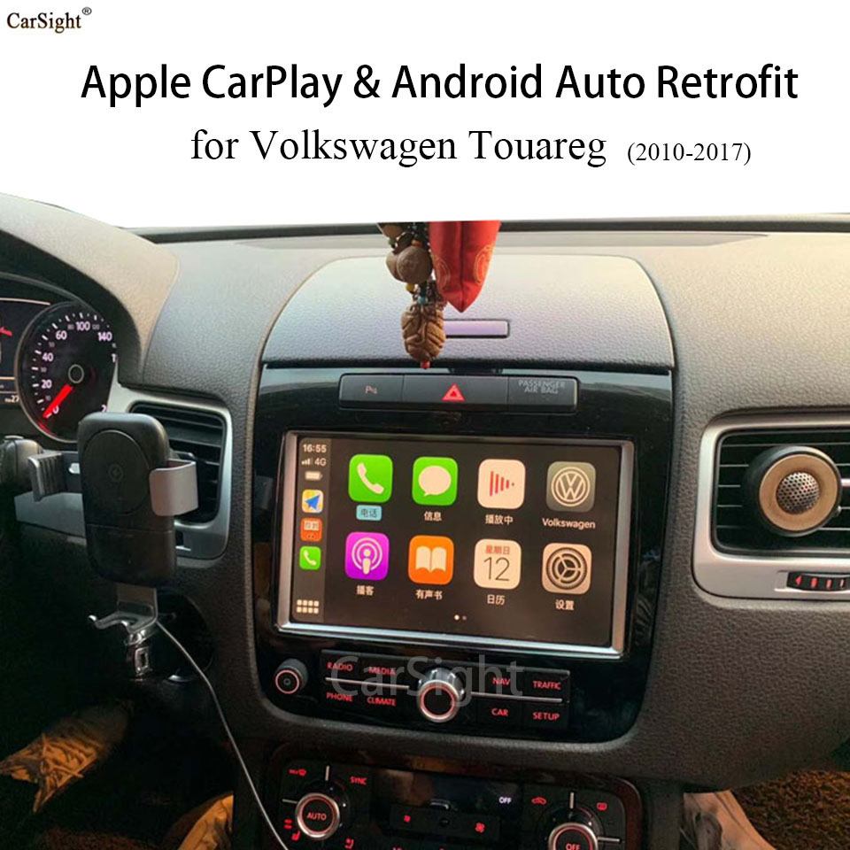 Apple CarPlay et Android Auto Retrofit pour Volkswagen Touareg, Audio RNS850, VÃ©hicules de 2010 Ã  2017, Nouveau n° 1