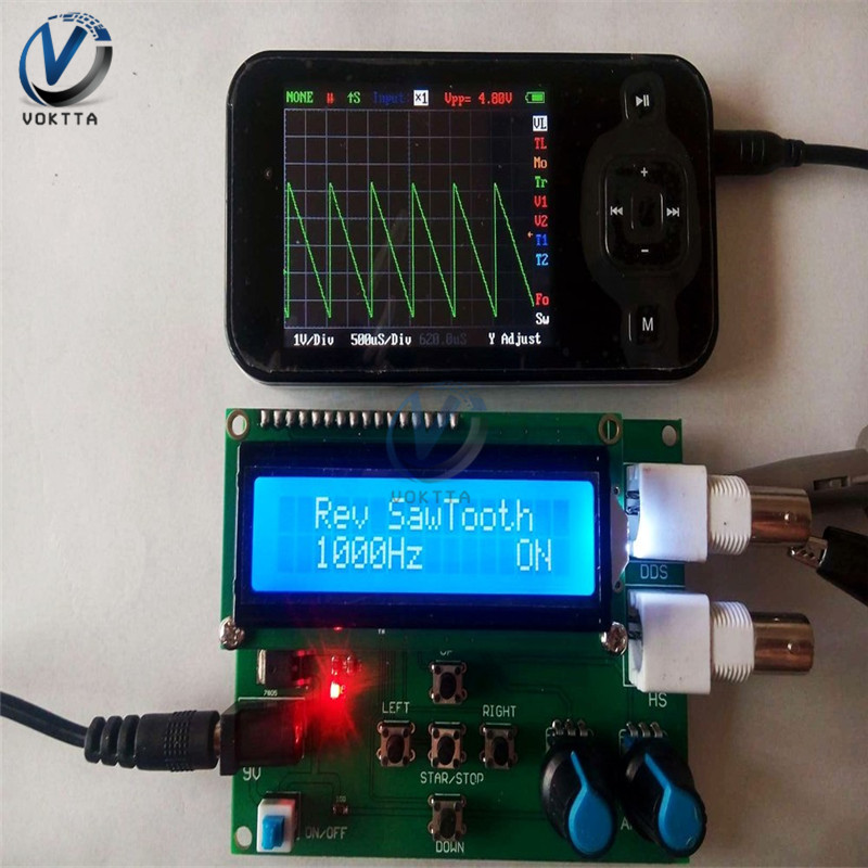 DDS fonction gÃ©nÃ©rateur de Signal sinus carrÃ© sciure Triangle gÃ©nÃ©rateur d'onde 1602 numÃ©rique LCD Module d'affichage n° 3