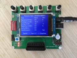 Simulateur de vÃ©hicule OBD, Ã©mulateur ECU, Ã©cran OLED de 0.96 pouces, prend en charge J1939 small picture n° 3