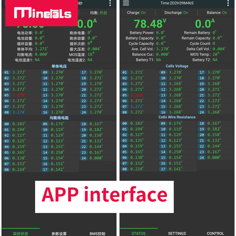 Jikong-BMS Intelligent avec Bluetooth IntÃ©grÃ©, Pipeline Active, Transfert d'Massage, LCD, 4S, 5S, 6S, 7S, 8S, 200A, 12V, 24V, 3S n° 6